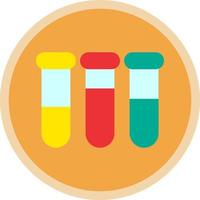 Test Tubes Vector Icon Design