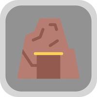 Desert Cave Vector Icon Design