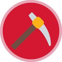 Pickaxe Vector Icon Design