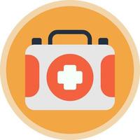 First Aid Kit Vector Icon Design