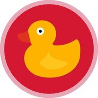 Rubber Duck Vector Icon Design