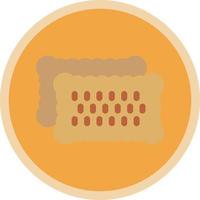 Biscuit Vector Icon Design