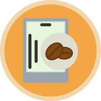 Coffee Mobile Vector Icon Design