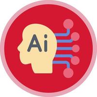 Artificial Consciousness Vector Icon Design