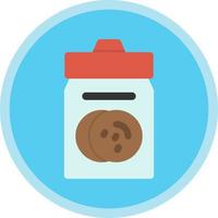 Cookie Jar Vector Icon Design