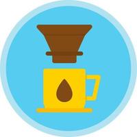 Coffee Dripper Vector Icon Design