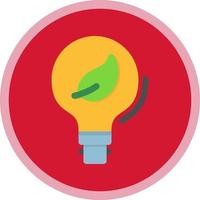 Eco Bulb Vector Icon Design