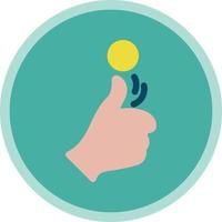 Coin Toss Vector Icon Design