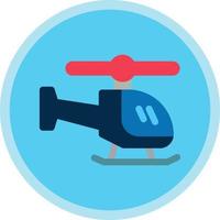 Helicopter Vector Icon Design