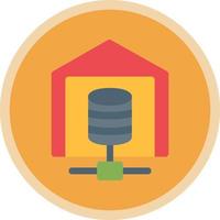 Data Warehouse Vector Icon Design