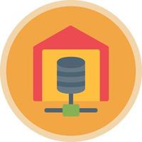 Data Warehouse Vector Icon Design