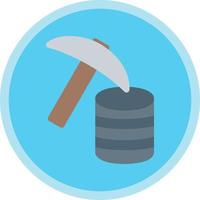 diseño de icono de vector de minería de datos