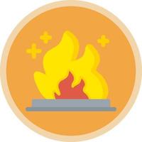 Fire Energy Vector Icon Design