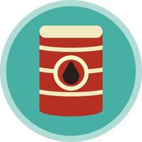 Oil Barrell Vector Icon Design