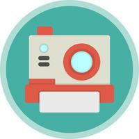 Instant Camera Vector Icon Design