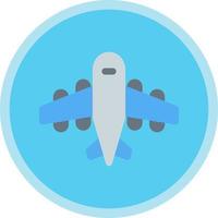 diseño de icono de vector de avión