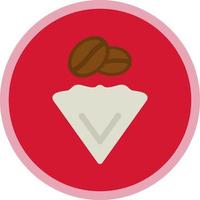 Coffee Filter Vector Icon Design