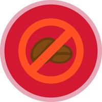 No Caffeine Vector Icon Design