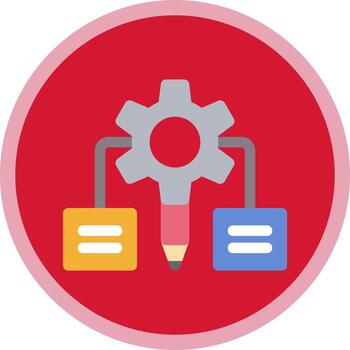 diseño de icono de vector de algoritmo de diseño