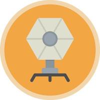 Camera Reflector Vector Icon Design