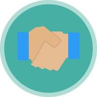 Game Handshake Vector Icon Design