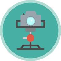 Tripod Camera Vector Icon Design