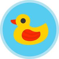 Rubber Duck Vector Icon Design