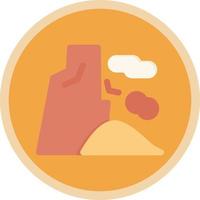 Cliff Vector Icon Design