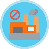 No Fossil Fuels Vector Icon Design