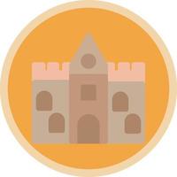 diseño de icono de vector de castillo