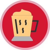 Coffee Latte Vector Icon Design