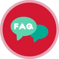 FAQ Vector Icon Design