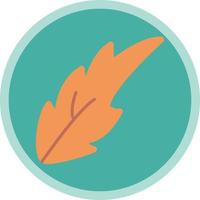 Dry Leaves Vector Icon Design