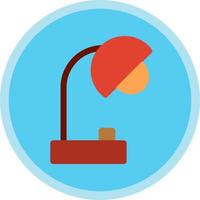 Desk Lamp Vector Icon Design