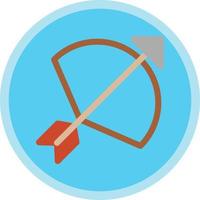 Bow Arrow Vector Icon Design