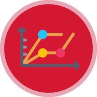 Multiple Trend Chart Vector Icon Design