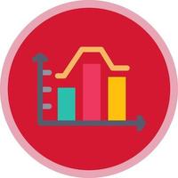 Stacked Graph Vector Icon Design