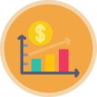 Rising Economy Vector Icon Design