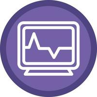 Heart Monitoring Vector Icon Design