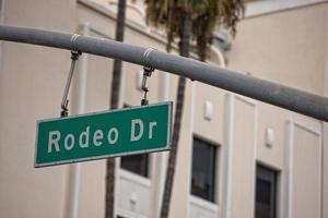 LA Hollywood Rodeo Drive sign photo