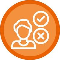 Decision Making Vector Icon Design