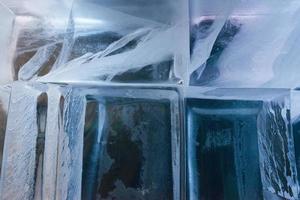 ice blocks wall photo