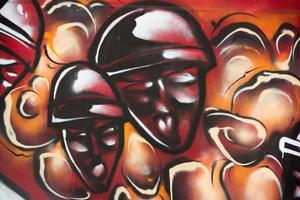 war theme painted house wall in Buenos Aires photo