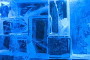 ice blocks wall photo