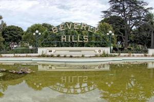 beverly hills los ángeles signo foto