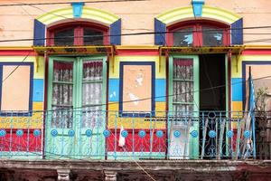 casa pintada la boca en buenos aires foto