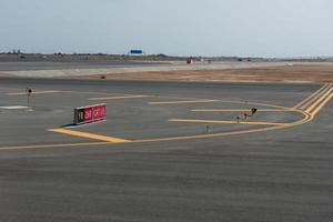 Arábica aeropuerto aterrizaje campo foto