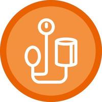 Blood Pressure Gauge Vector Icon Design