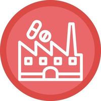 Medicine Factory Vector Icon Design