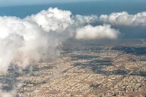 muscat arabic town aerial view landcape photo